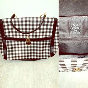 Signature Black and White Purse